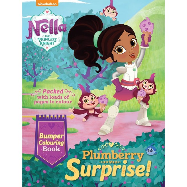 

Nella The Princess Knight Plumberry Surprise! Bumper Colouring Book