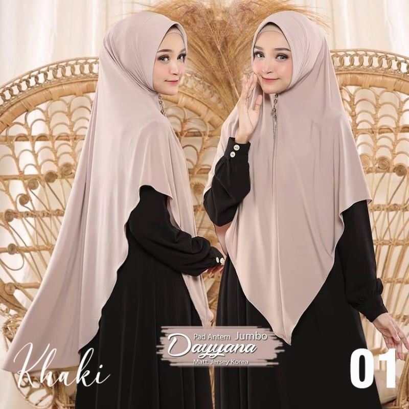 Jilbab Dayana / khimar jersey