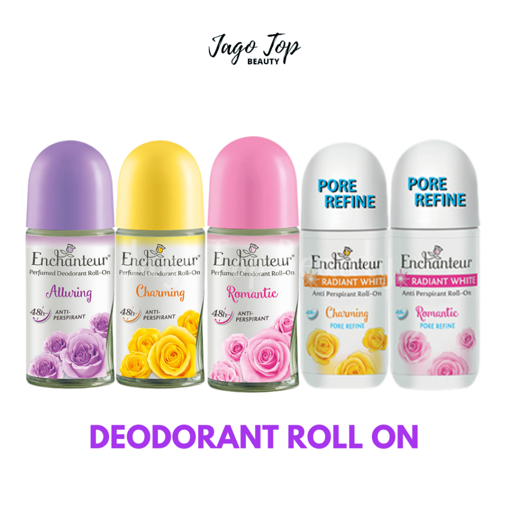 ENCHANTEUR Deodorant Roll On | Alluring | Charming | Romantic | Whitening Charming | Whitening Roman