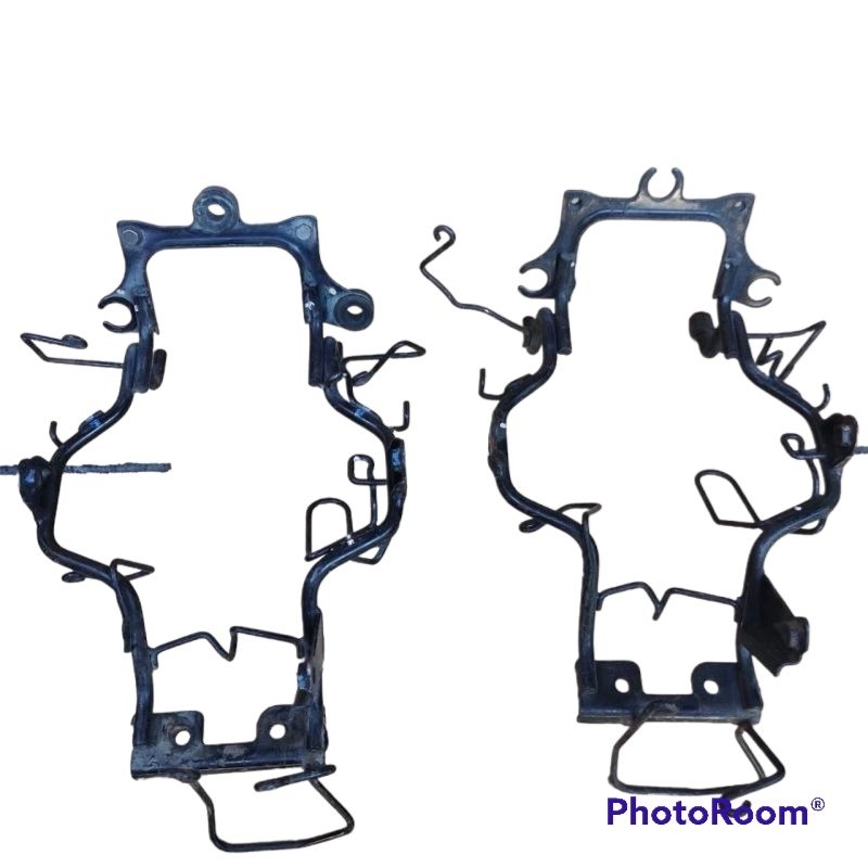 breket lampu depan byson karbu original / kedudukan lampu copotan byson