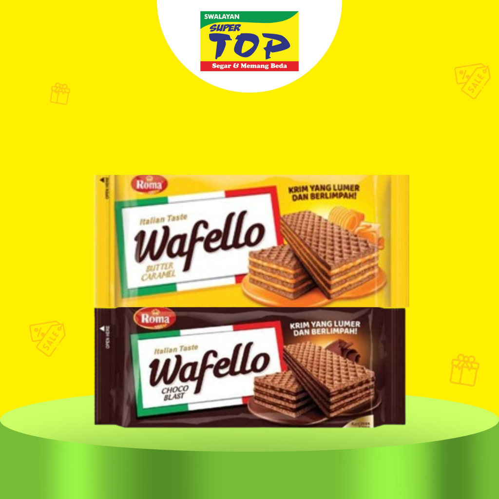 

~TOP~ ROMA WAFELLO WAFER COKLAT / BUTTER CARAMEL 117 GR