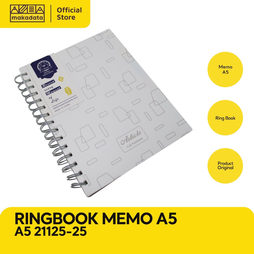 

RING BOOK MEMO A5 21125-25 (1 PCS) MURAH