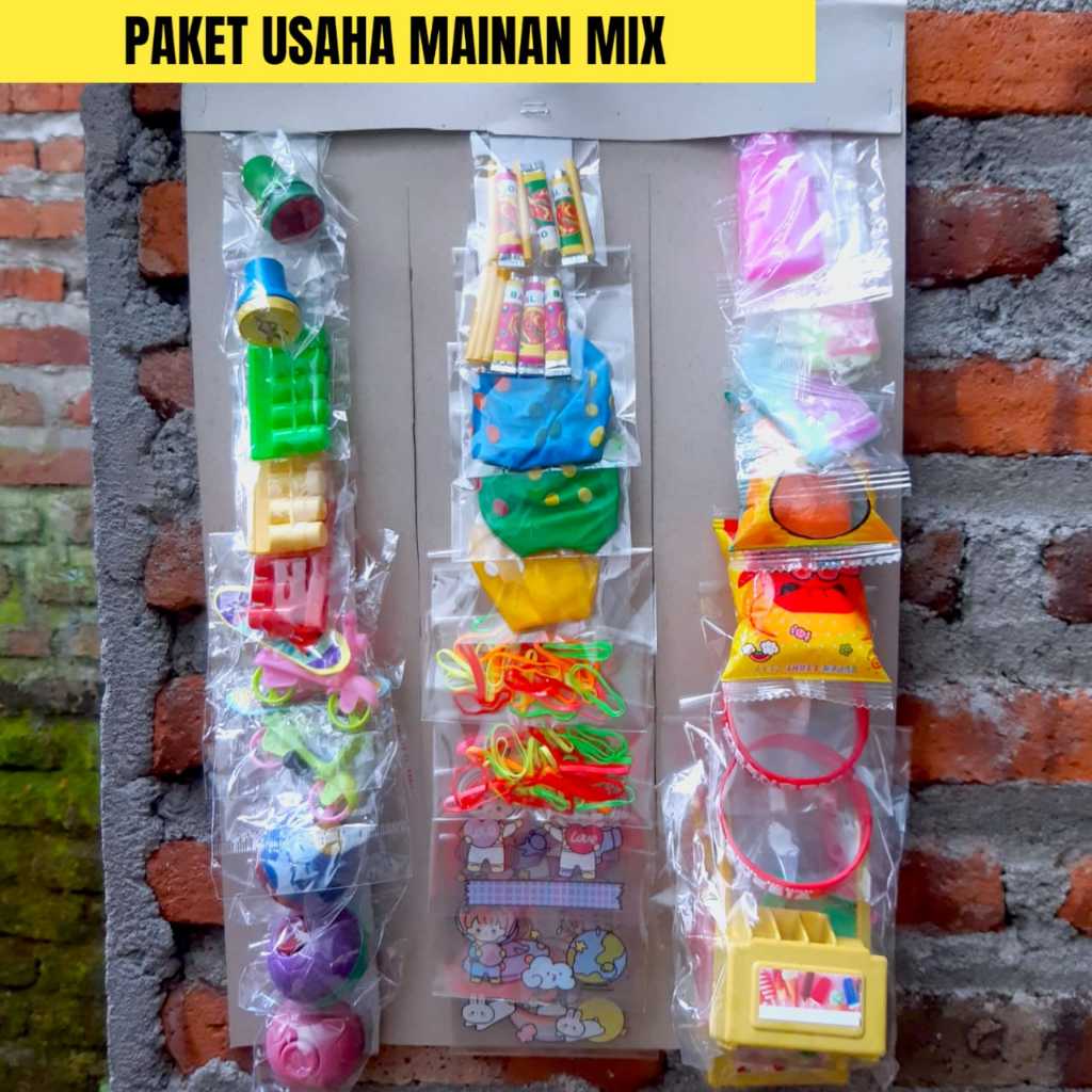[ MAINAN GROSIRAN TERMURAH ] MAINAN RENCENGAN SERBA 2000 ISI 30 PCS / PAKET USAHA MAINAN SERBA 2000 