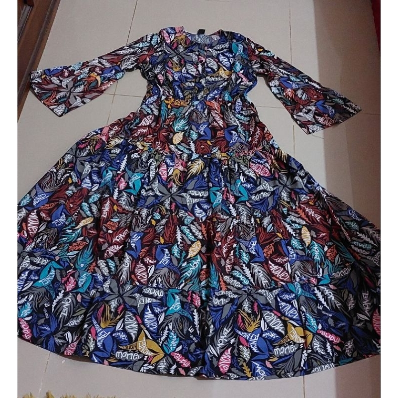 Preloved gamis monel size S