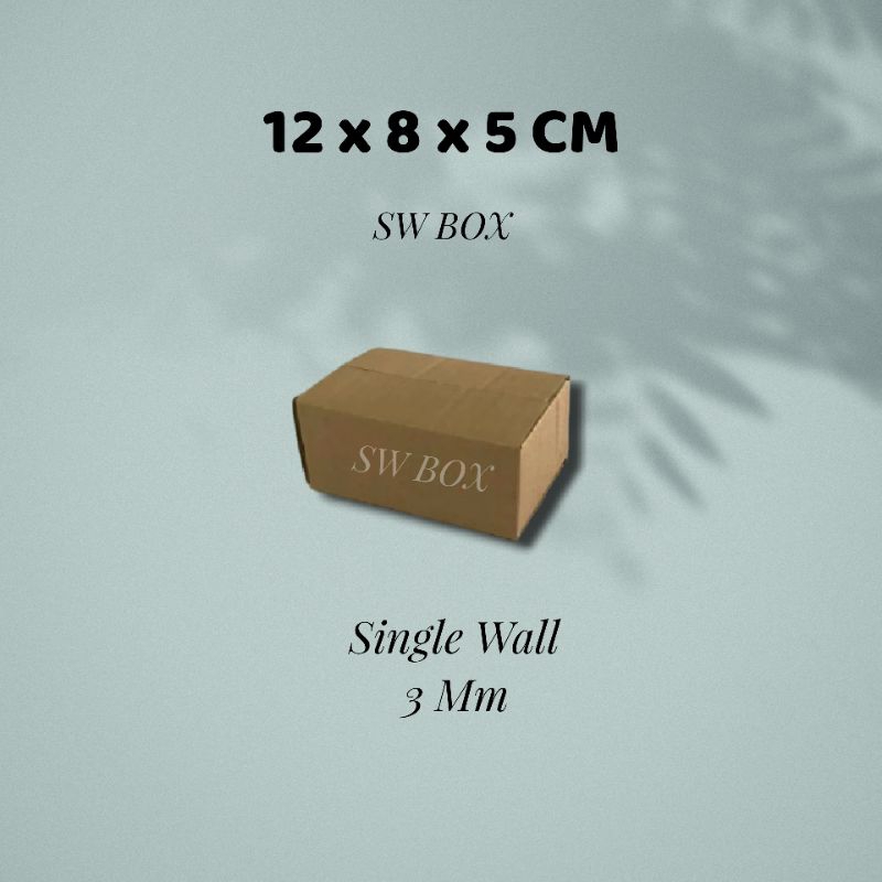 

Kardus Ukuran 12x8x5 CM Box untuk packing ST