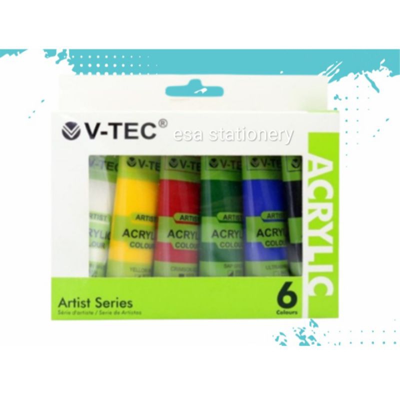 

Cat Acrylic 6 Warna V-Tec 35ml VT-635A