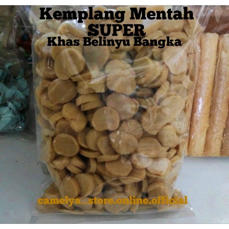 

Kemplang Mentah SUPER Udang/Ikan/Cumi 500gram Khas Belinyu Bangka