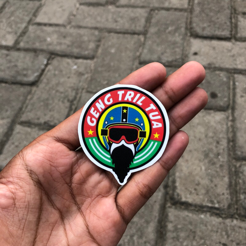 Sticker Geng Tril Tua , Motor Tril
