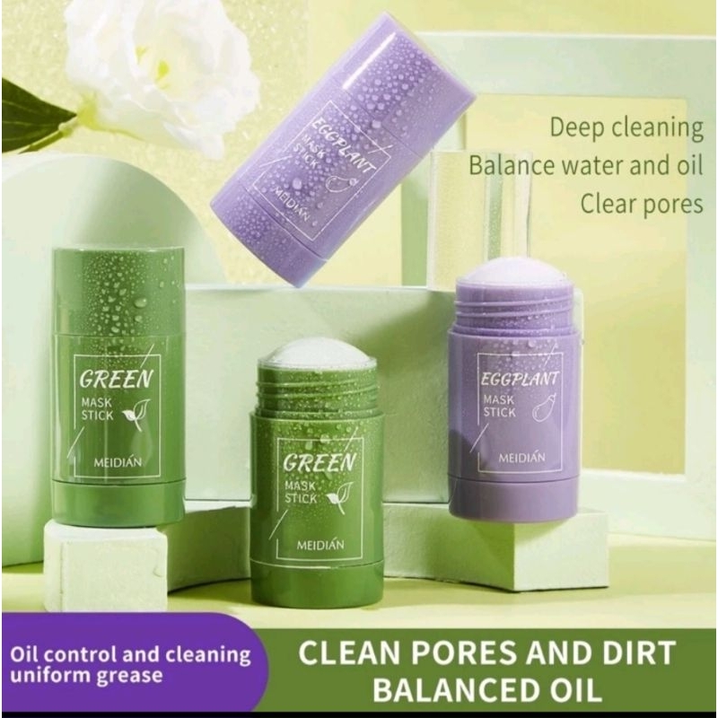 [ORI] MEIDIAN Green Stick green tea oil control clean solid mask