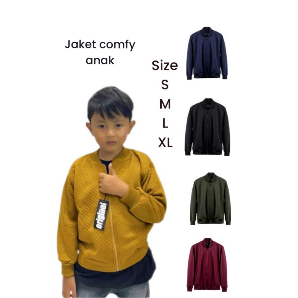 jaket comfy anak unisek 3-12th