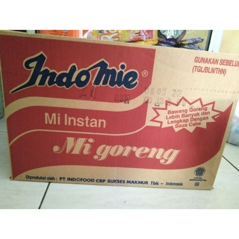 

Indomie Mie Goreng Instant Kemasan Kartonan