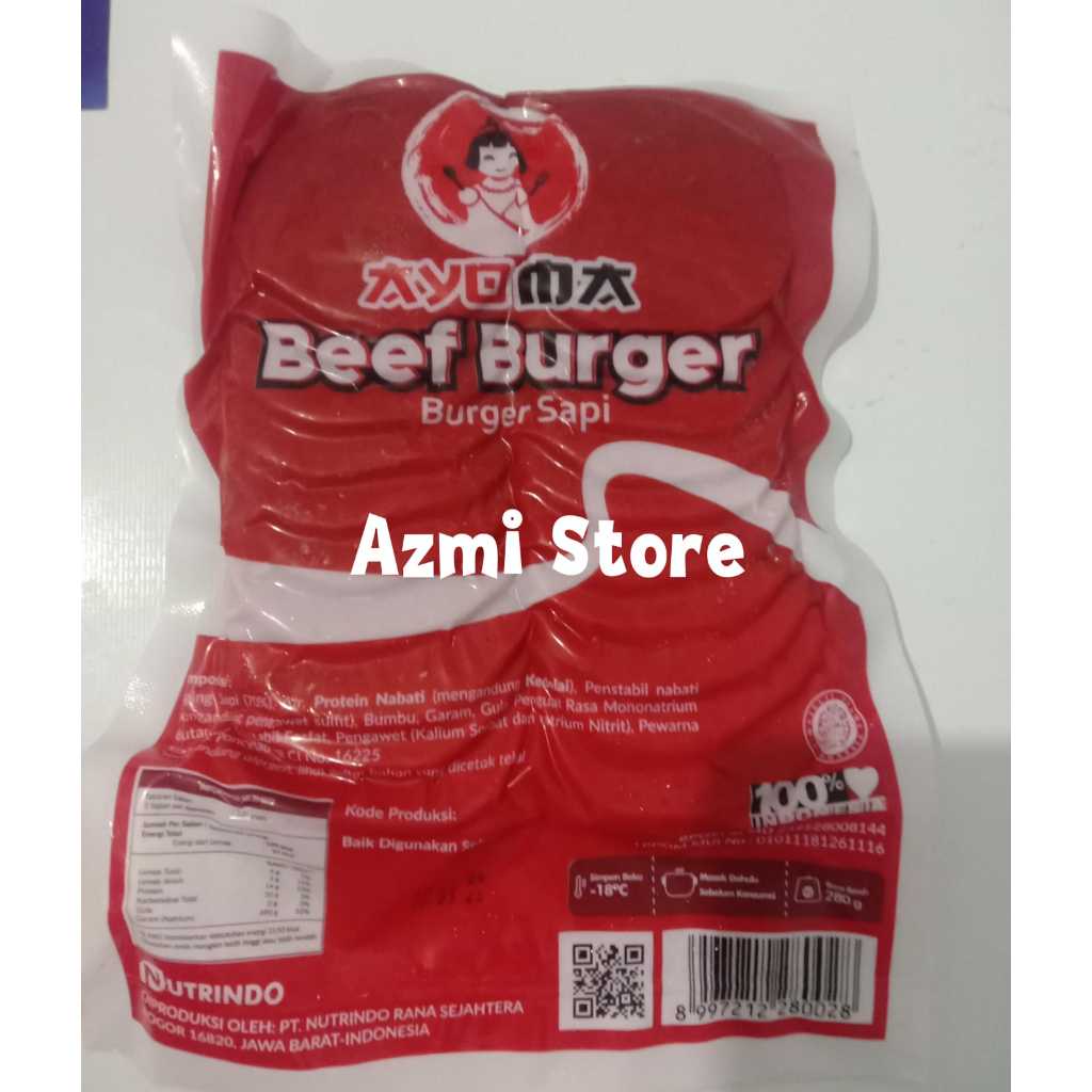 

Ayoma Beef Burger Sapi Mini