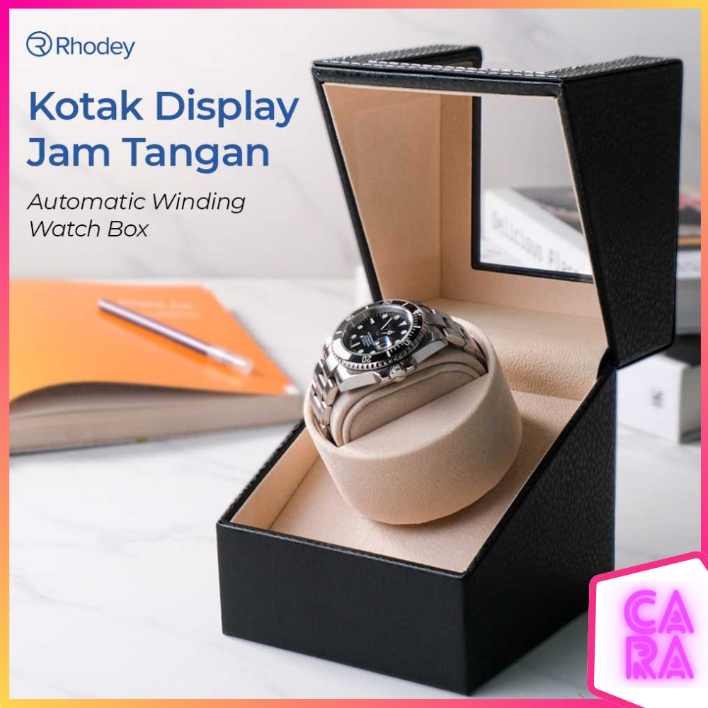 Kotak Jam Tangan Automatic Display Putar W125-B