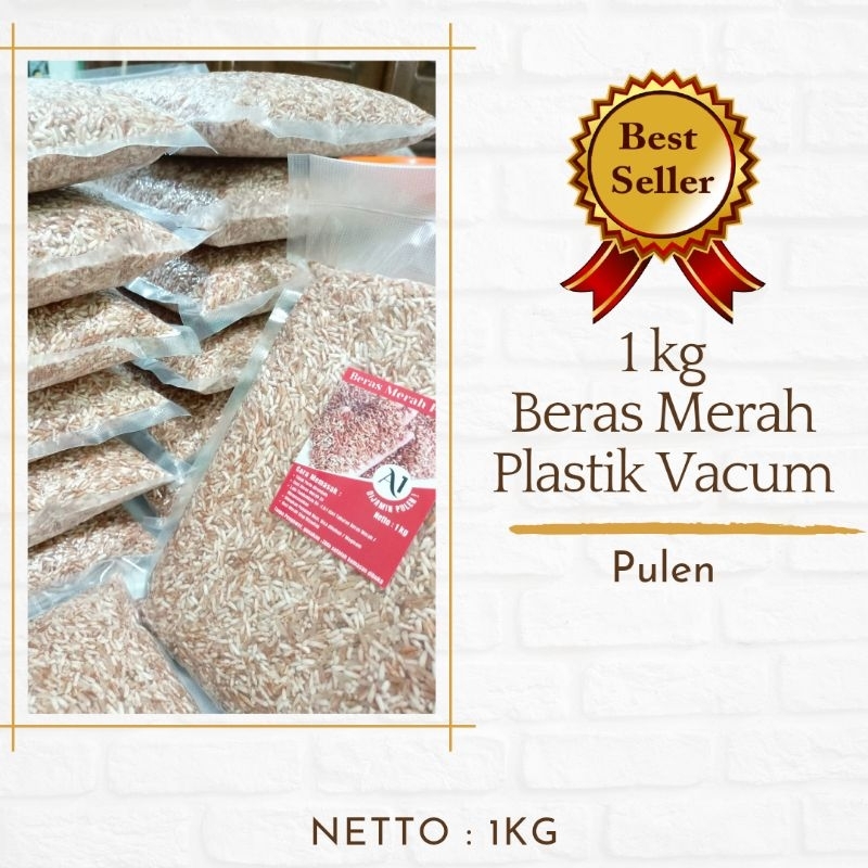 

Beras Merah Pulen Vacum 1kg Beras Diabetes Untuk Diet