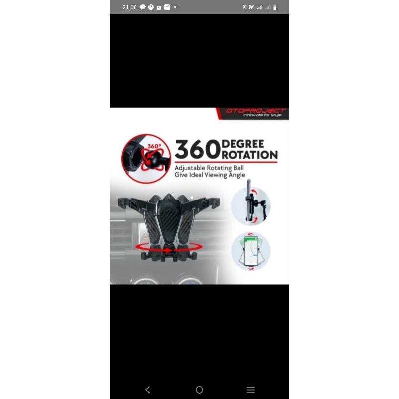 Car Phone Holder Mobil HRV Dudukan Hp New Hrv Otoproject