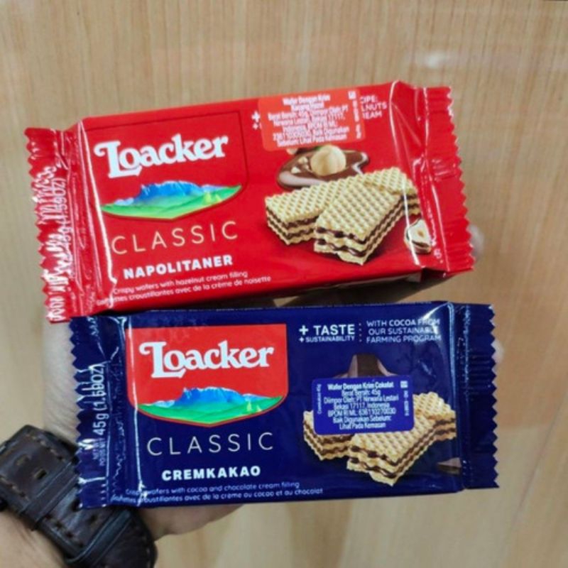 

Wafer Loacker Napolitaner 45 Gram