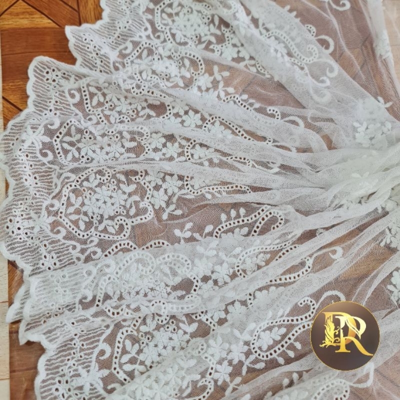 renda tile/tulle,renda tile lebar meteran