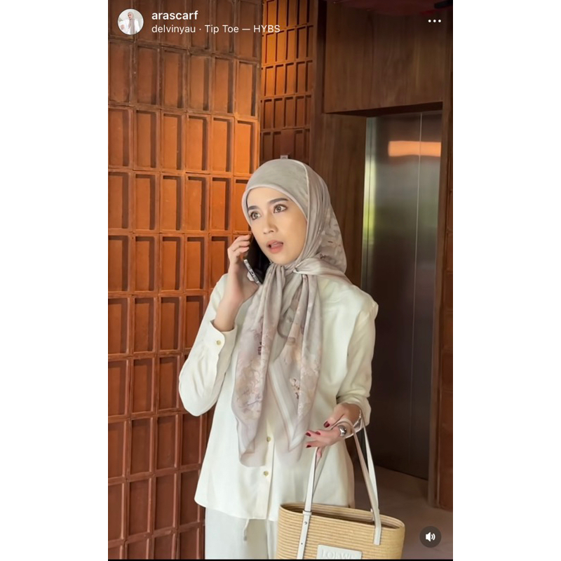 NOUR MONOGRAM SERIES ARASCARF // GADIS SERIES MONOGRAM ARASCARF // Gadis Series Monogram Arascarf