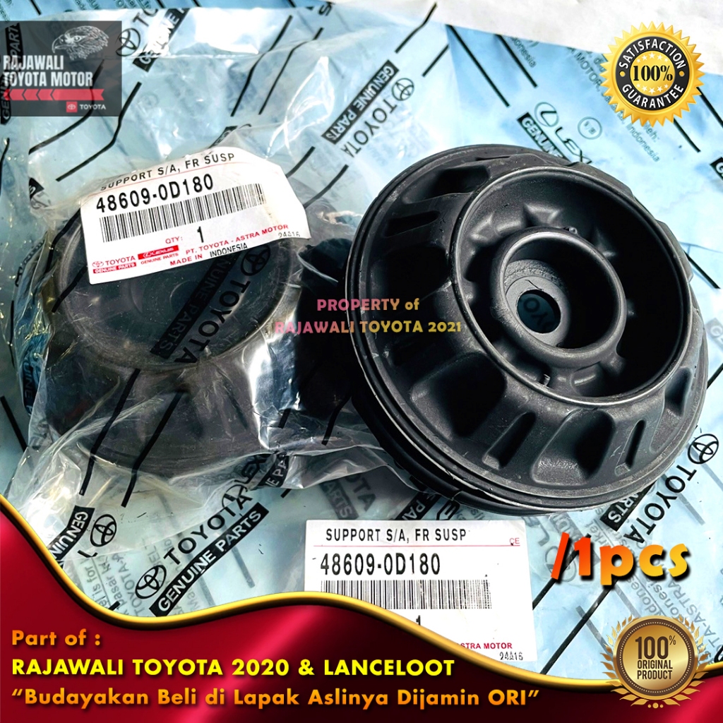 Karet Support Shock New Yaris & Vios Gen3 2014-UP, Sienta Shockbreaker Depan New Original Genuine To