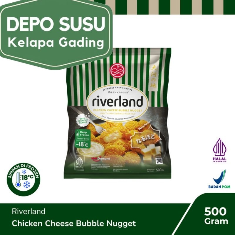 

Riverland 500gr Chicken Cabe Merah Karage / Tatsuta Karaage / Cheese Bubble Nugget / Hot Spicy Crispy Nuggets Frozen Food Ayam Naget