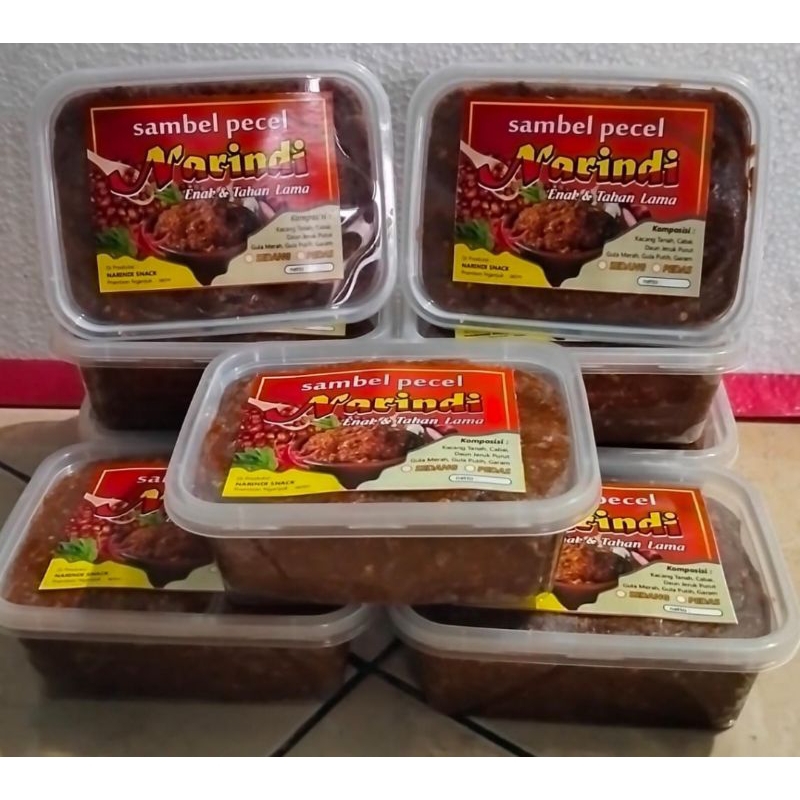

SAMBAL BUMBU PECEL SAMBAL KACANG KHAS MADIUN PEDAS 250 gram