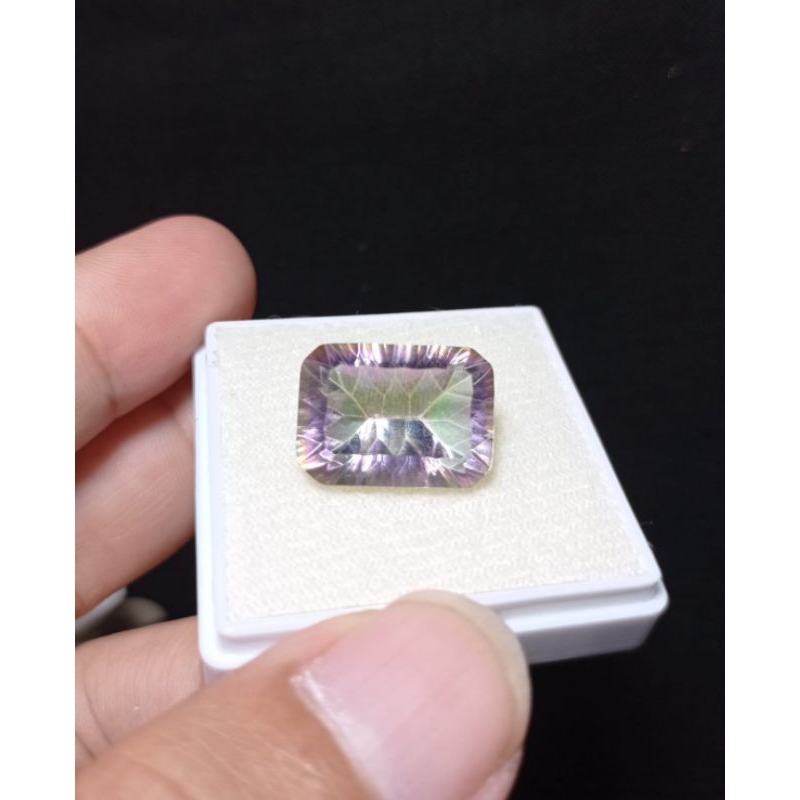 MYSTIQ QUARTZ MULTI COLOR ' KECUBUNG PELANGI ' BATU LOSTONE BERSERTIFIKAT