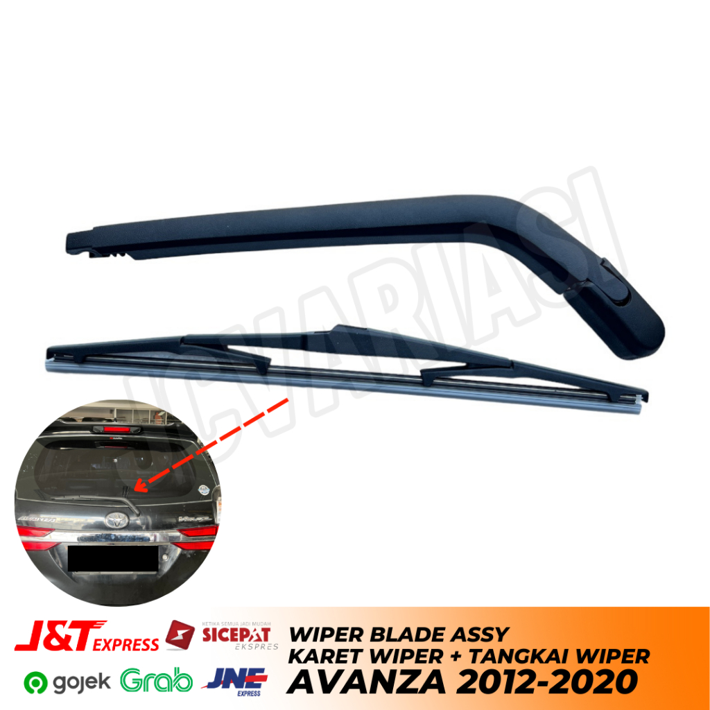 WIPER BLADE BELAKANG BAGASI AVANZA 2012-2020 ASLI ORIGINAL
