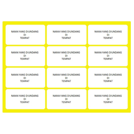 

Cetak Label Undangan 103 Murah/ Harga Cuma 99/Nama