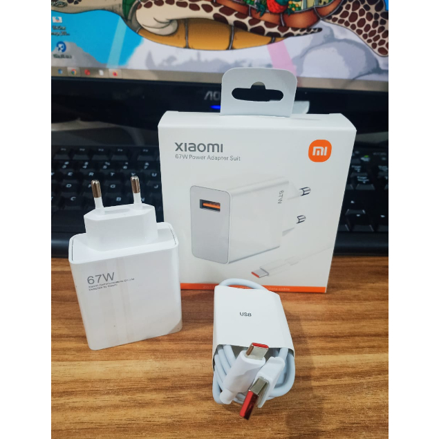 CHARGER XIAOMI 67W MAX TYPE C - CHARGER XIAOMI - CHARGER REDMI - CHARGER POCO TYPE C 67W FAST CHARGI