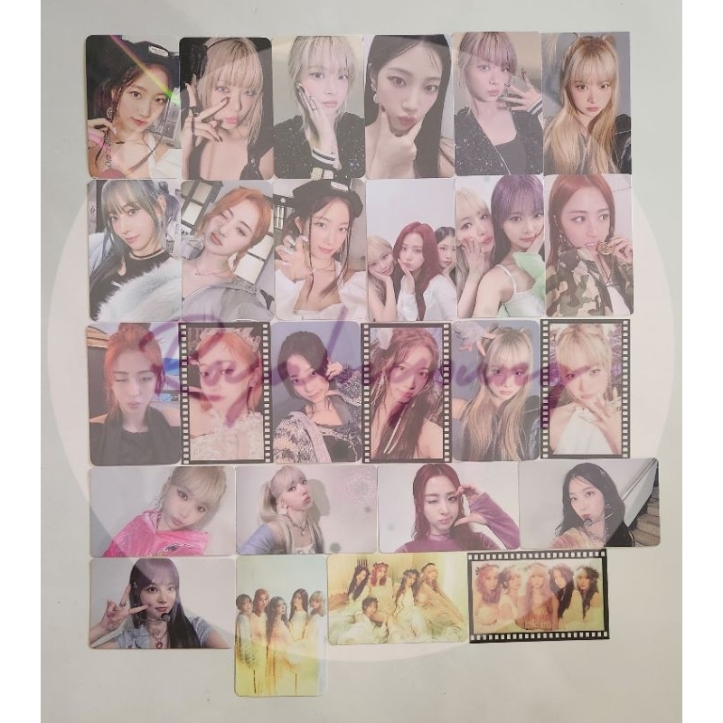 Photocard PC Le Sserafim EASY Chaewon Sakura Kazuha Yunjin Eunchae