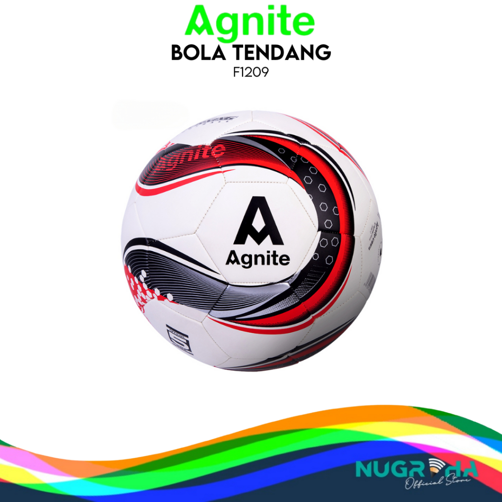 

Agnite F1209 Bola Sepak Soccer Football To Go Ball Size 5 cm Include Pentil