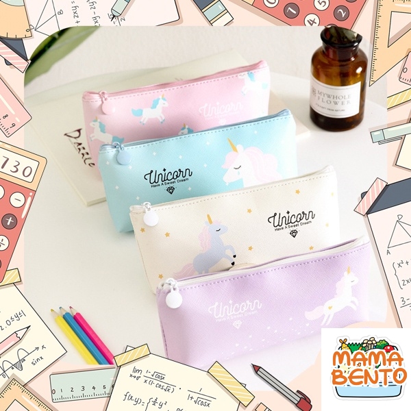 

Kotak Pensil / Pencil Case Gambar Motif Unicorn untuk Sekolah Anak Preschool Kindergarten SD TK PAUD