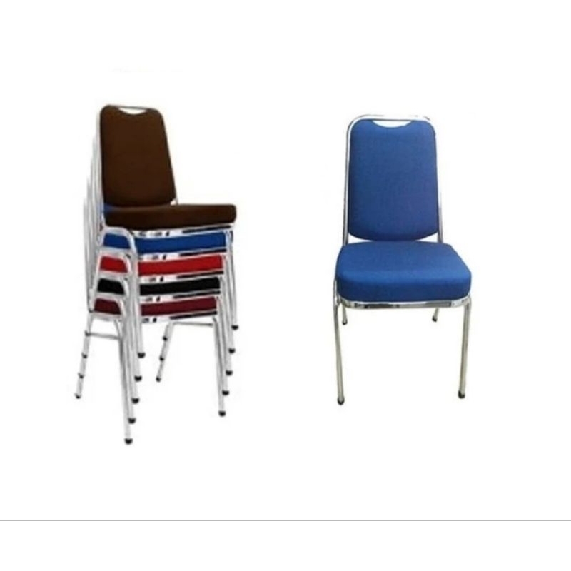 Kursi Kantor/ Kursi Susun kaki stainless