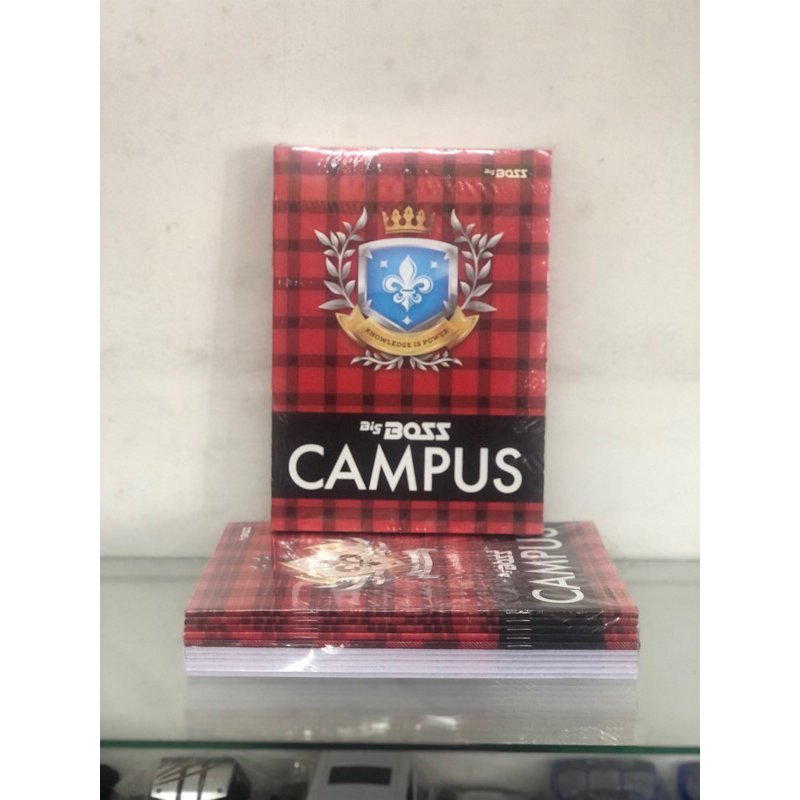 

buku tulis Big Boss Campus isi 36 lembar,47 lembar & 50 lembat / 10 buku