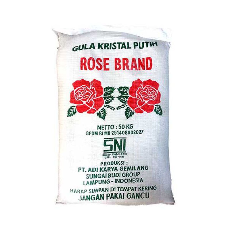 

Rose brand gula kristal putih 50kg