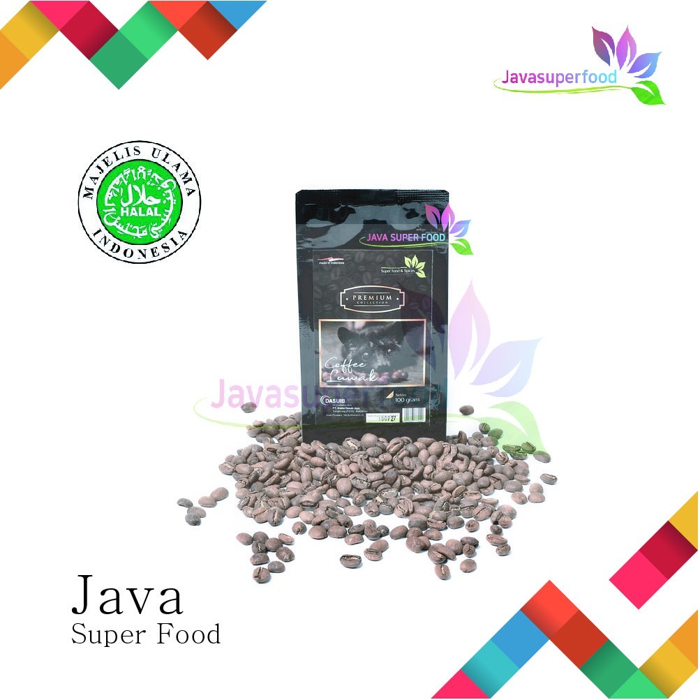 

BIJI KOPI LUWAK ROASTING JAVA SUPER FOOD 100 GRAM