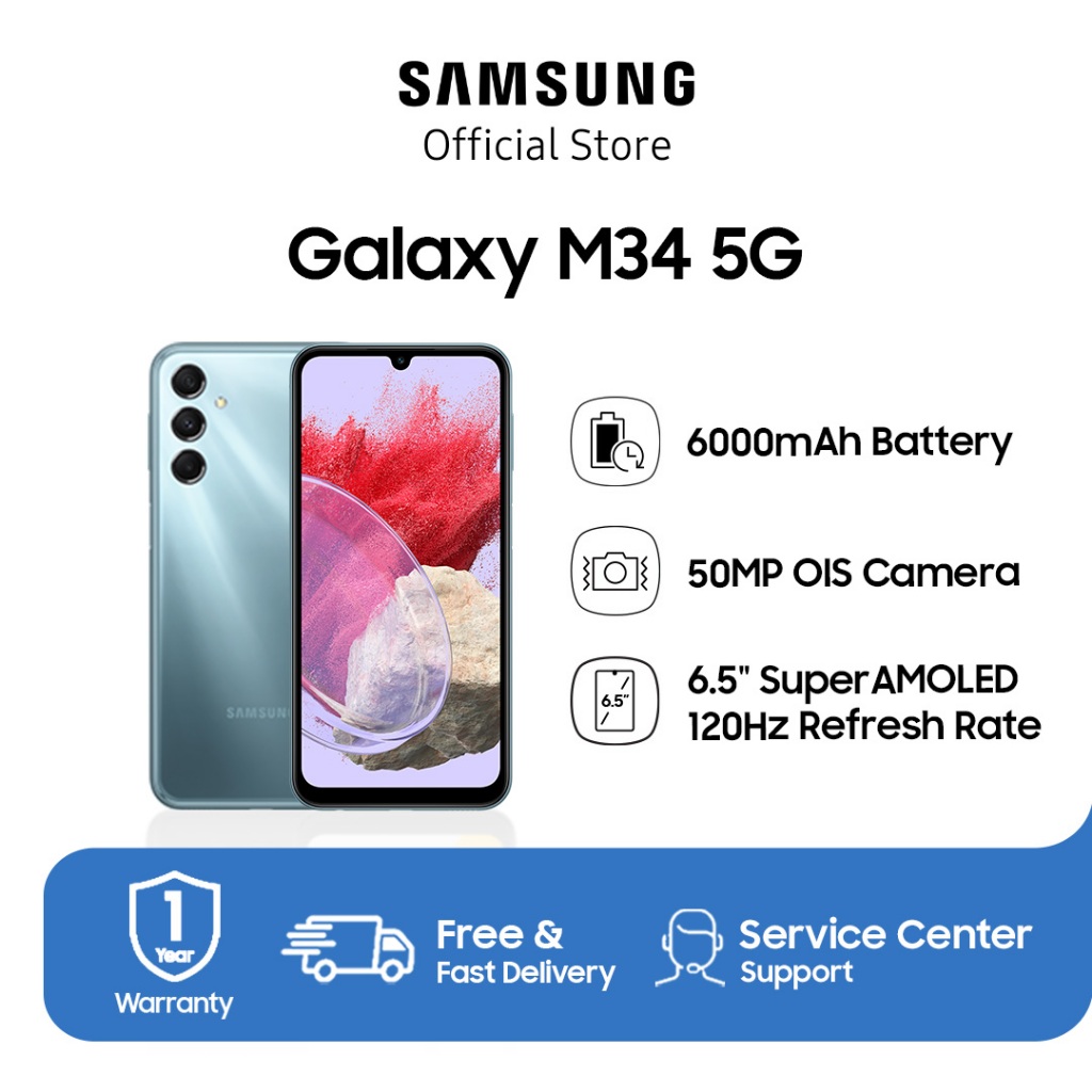 Samsung Galaxy M34 5G 8/128GB - Blue