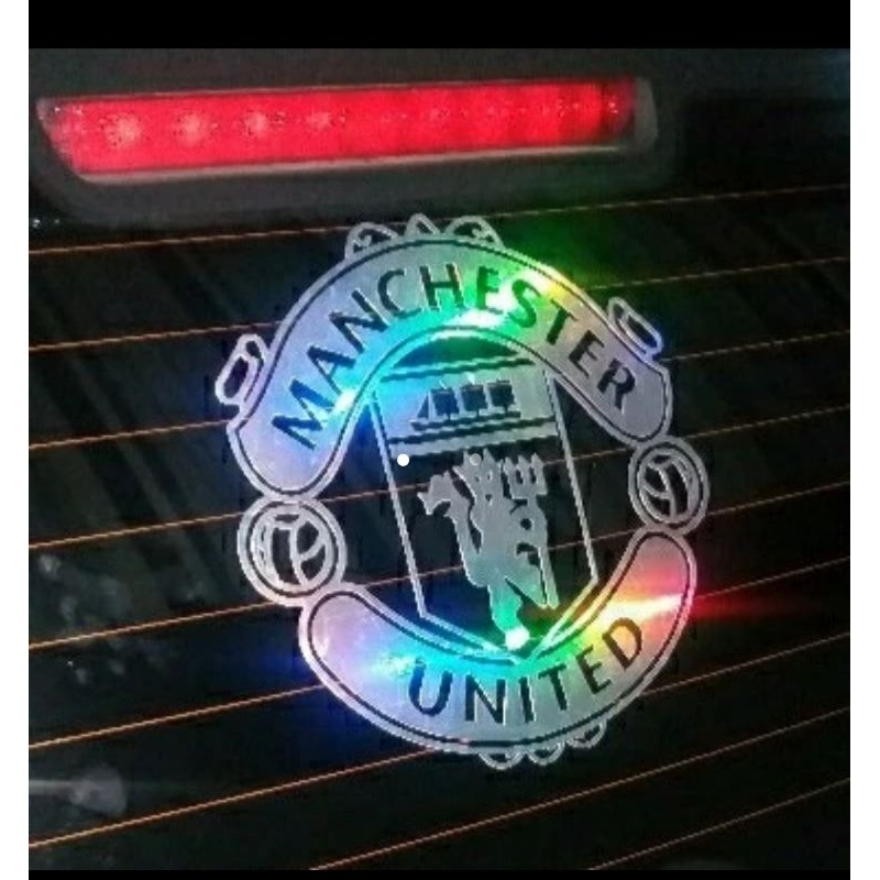 

sticker cutting stiker logo Manchester united