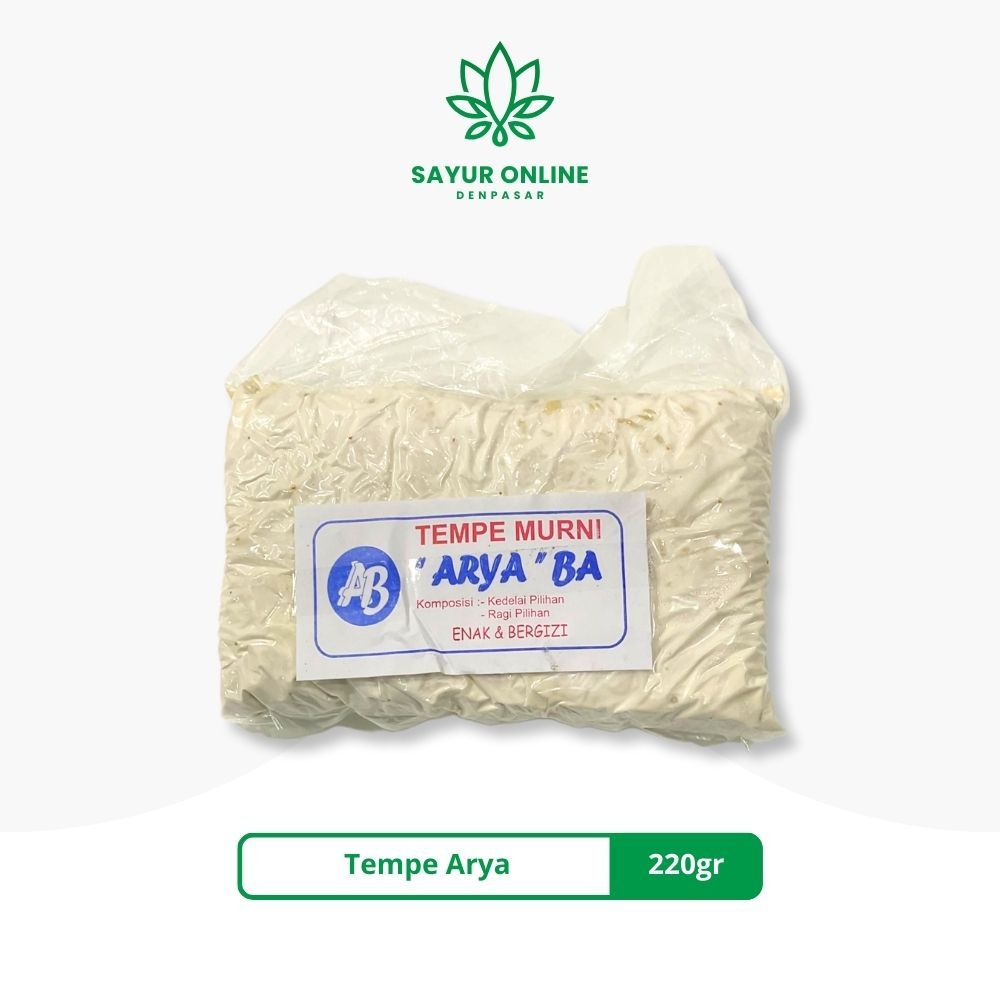 

Tempe Arya 220gr - Sayur Online Denpasar