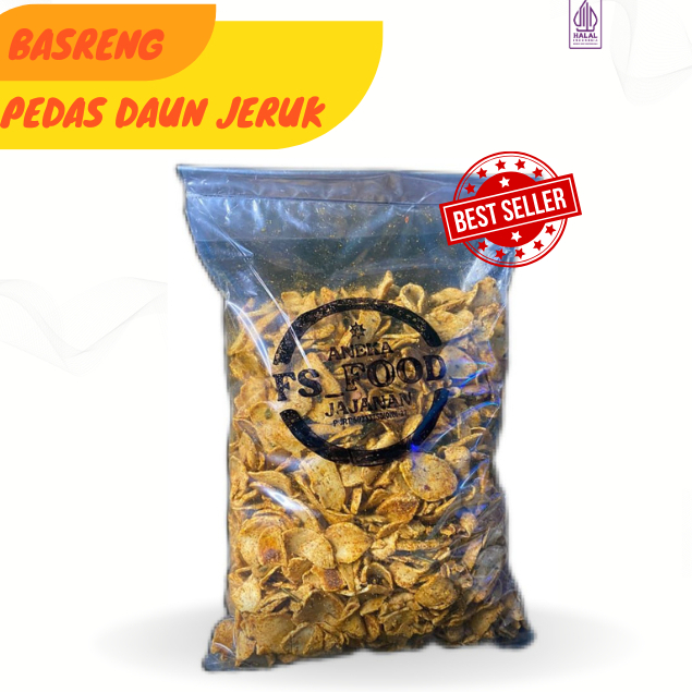 

BASRENG VIRAL KOIN PEDAS DAUN JERUK 500GRAM
