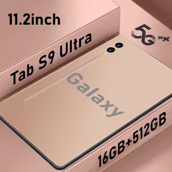 Tablet PC Asli Baru Galaxy Tab S9 Ultra S9+ [16GB+512GB] Tablet Android 13.0 11.2inch Layar Full Screen Layar Besar Wifi 5G Dual SIM Tablet Untuk Anak Belajar hp tablet tab advan Tablet Gaming kantor Tablet Murah tablet murah