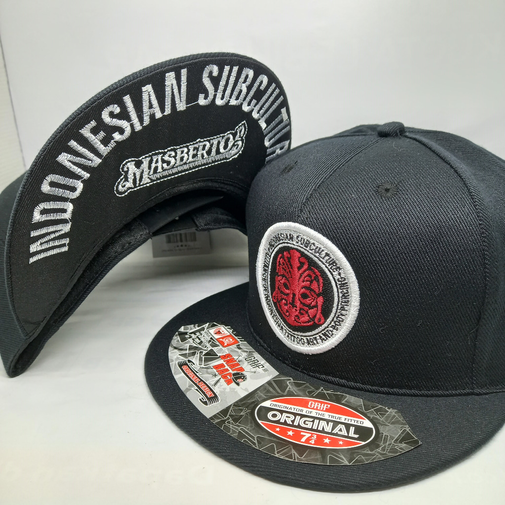 TOPI SNAPBACK MASBERTO | TOPI HIPHOP MASBERTO | TOPI CEPER