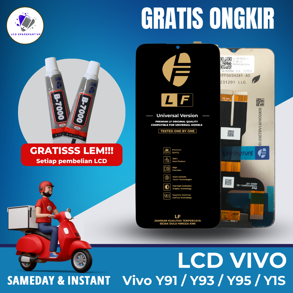 LCD Vivo Y91 / LCD Vivo Y91c / LCD Vivo Y93 / LCD Vivo Y95 / LCD Vivo Y1S  Fullset Touchscreen