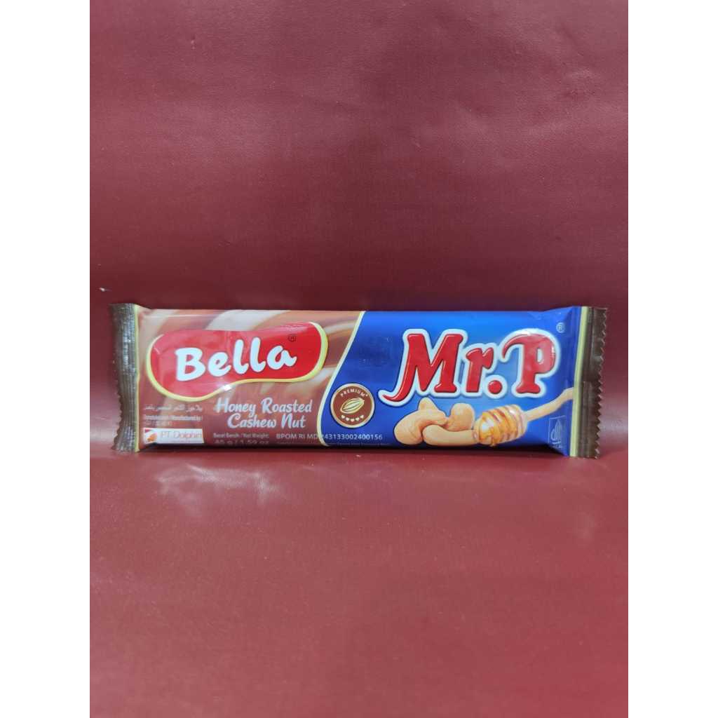 

Coklat Bella MR.P Honey Roasted Cashew Nut 45G