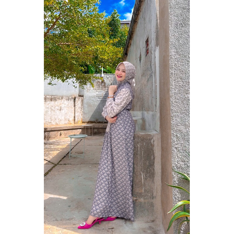 Nadine monogram dress