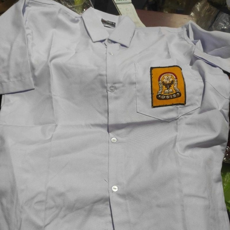 seragam  sekolah bahan osfot bet bordir