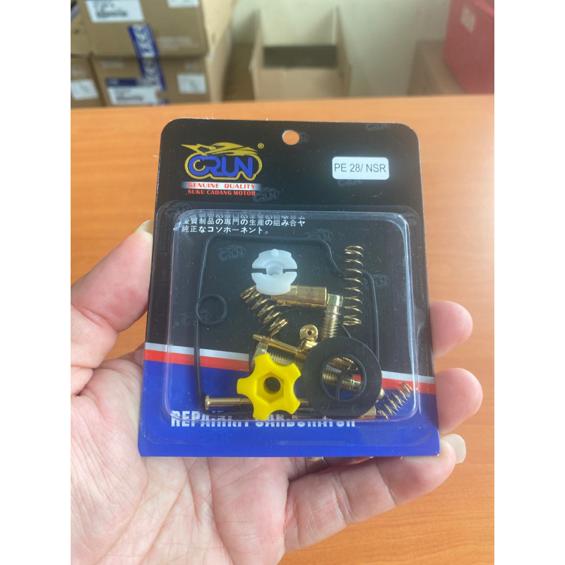 (CRUN) Repairkit Carburator PE28 / Repair Kit Carburator PE 28 / Isi Karburator Asli