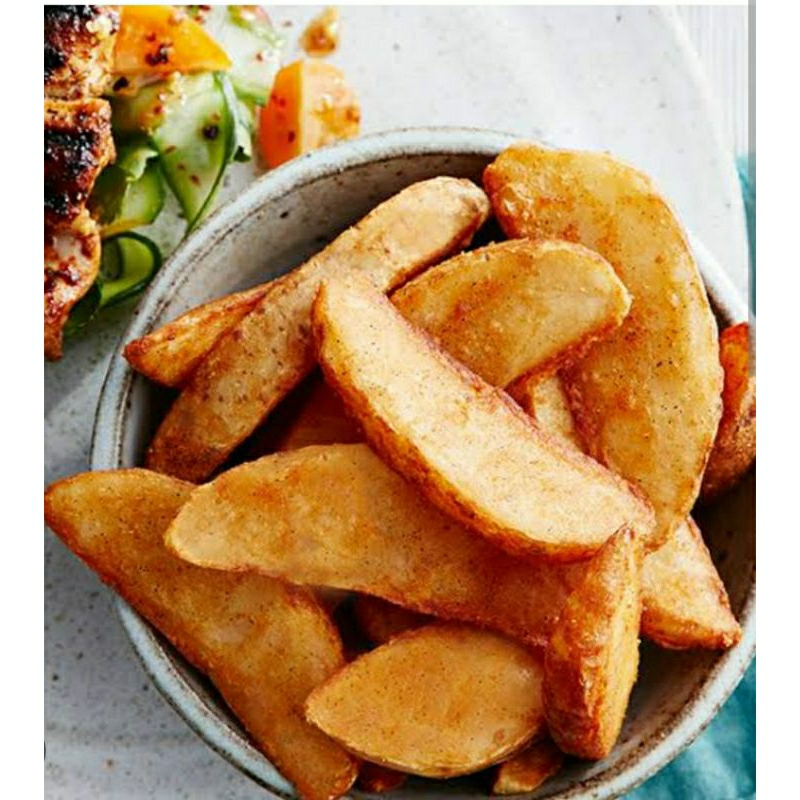 

Potato Wedges Seasoned 500gr # Potato Wedges murah # Kentang Goreng