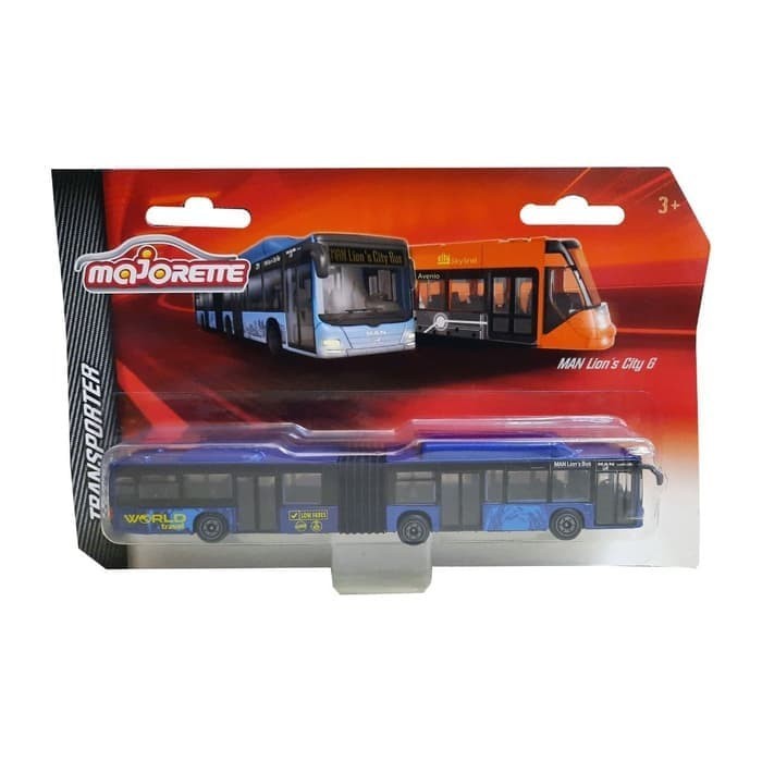 Majorette Transporter MAN Lion's City G World Travel Bus Diecast Bis Original