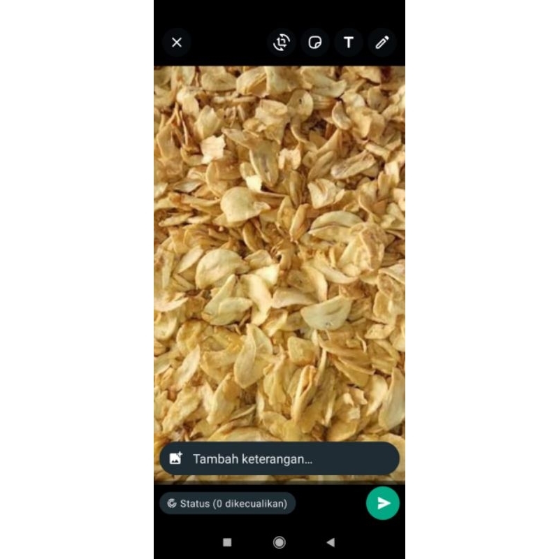 

Bawang putih goreng 500 grams